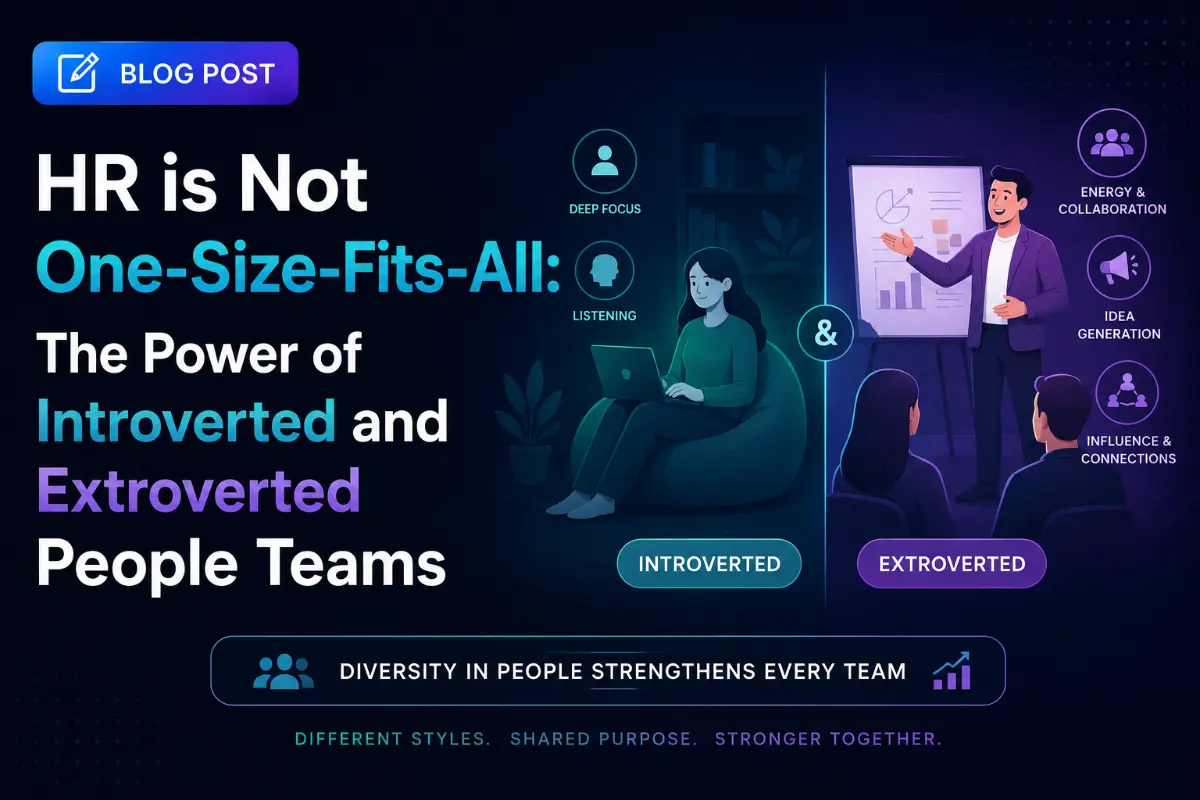 HR is Not One-Size-Fits-All: The Power of Introverted and Extroverted People Teams